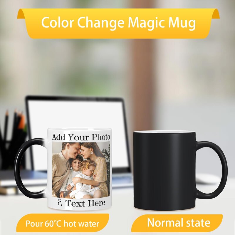 Taza mágica cambia color perfecta para Halloween